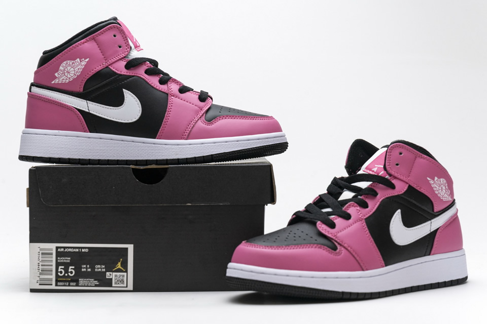 Nike Air Jordan 1 Mid Pinksicle 555112 002 3 - kickbulk.co