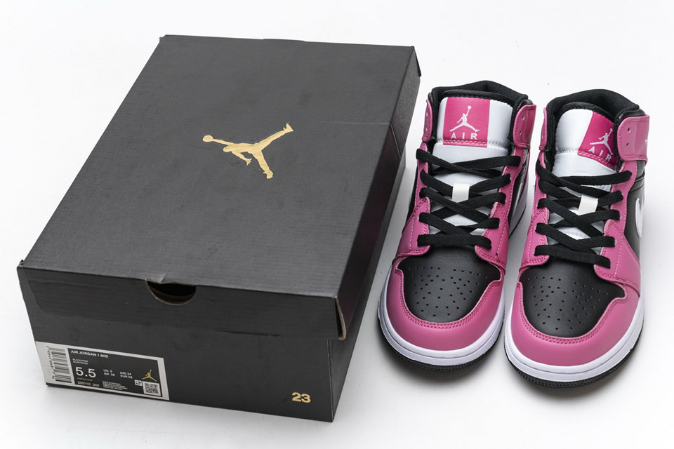 Nike Air Jordan 1 Mid Pinksicle 555112 002 4 - kickbulk.co