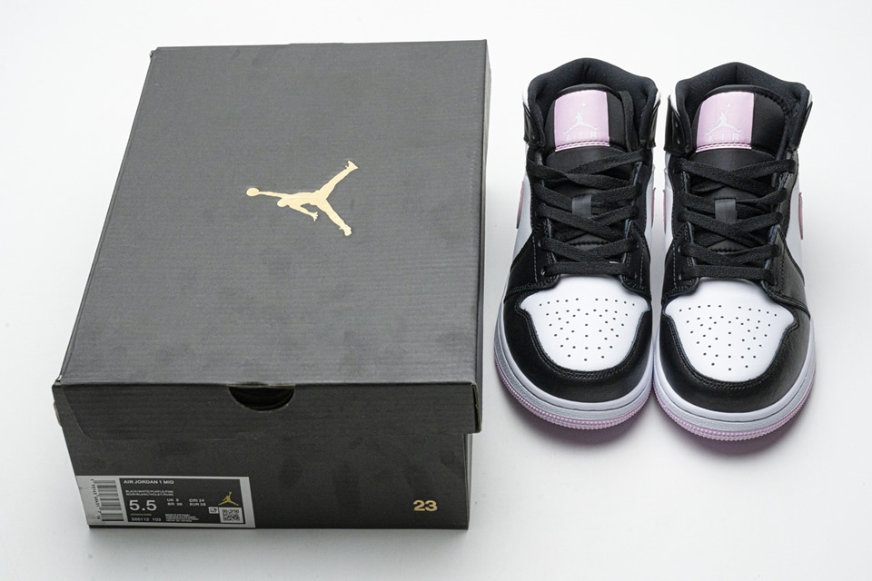 Nike Air Jordan 1 Mid Gs Arctic Pink 555112 103 8 - kickbulk.co