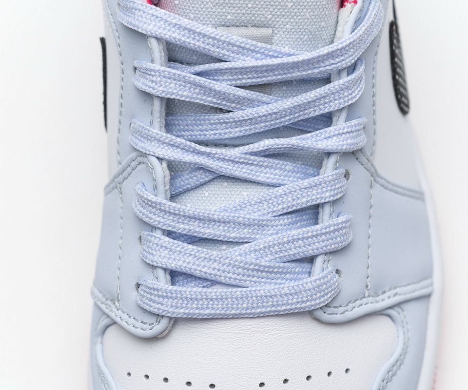 Nike Air Jordan 1 Mid Half Blue Polka Dot 555112 400 11 - kickbulk.co