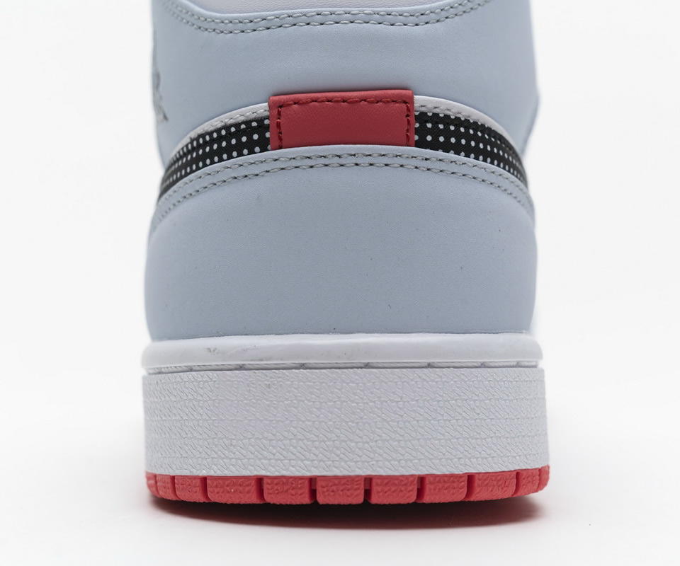Nike Air Jordan 1 Mid Half Blue Polka Dot 555112 400 16 - kickbulk.co