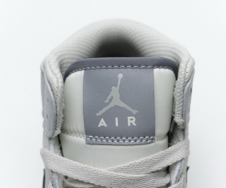 Nike Air Jordan 1 Mid Light Bone Grey 582542 003 9 - kickbulk.co