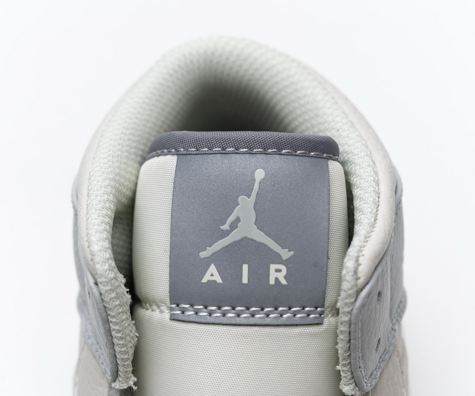Nike Air Jordan 1 Mid Light Bone Grey Fog 852542 003 10 - kickbulk.co