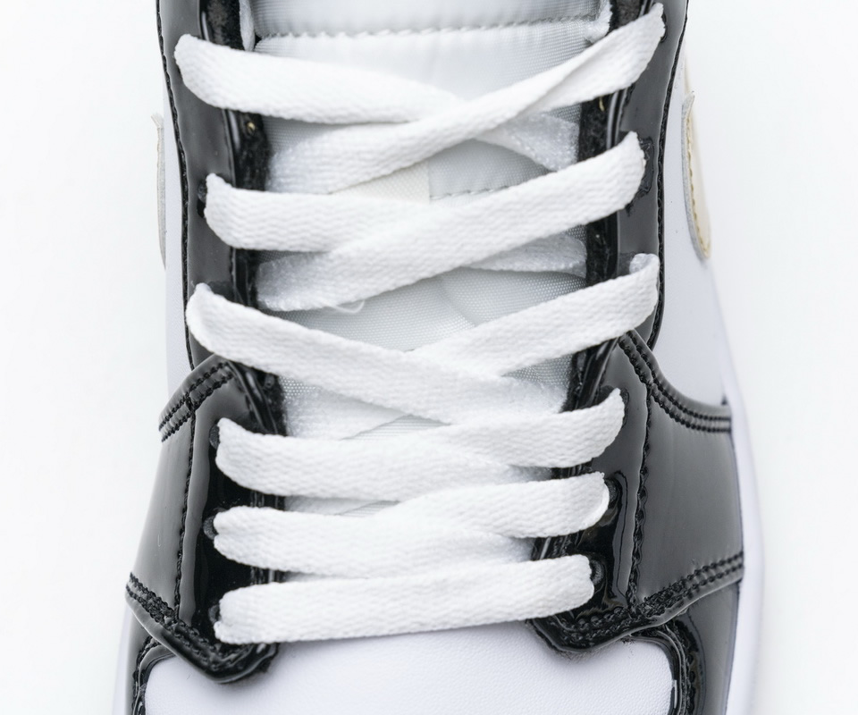 Nike Air Jordan 1 Mid Gold Patent Leather 852542 007 11 - kickbulk.co