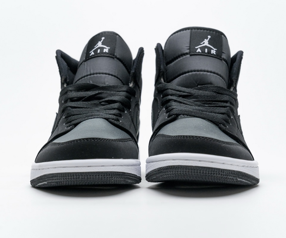 Nike Air Jordan 1 Mid Gs White Black Grey 852542 012 6 - kickbulk.co
