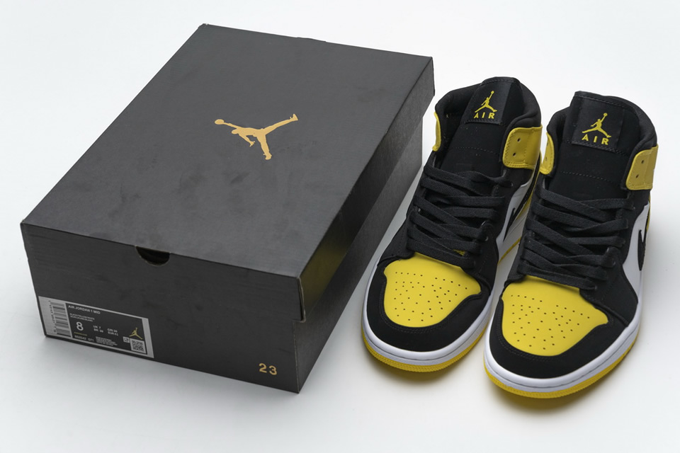 Nike Air Jordan 1 Mid Se Yellow Toe 852542 071 4 - kickbulk.co