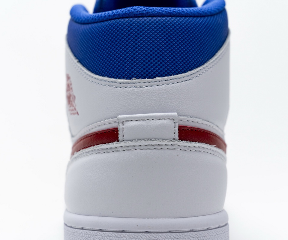Nike Air Jordan 1 Mid Se White Blue Red Bq6472 164 17 - kickbulk.co