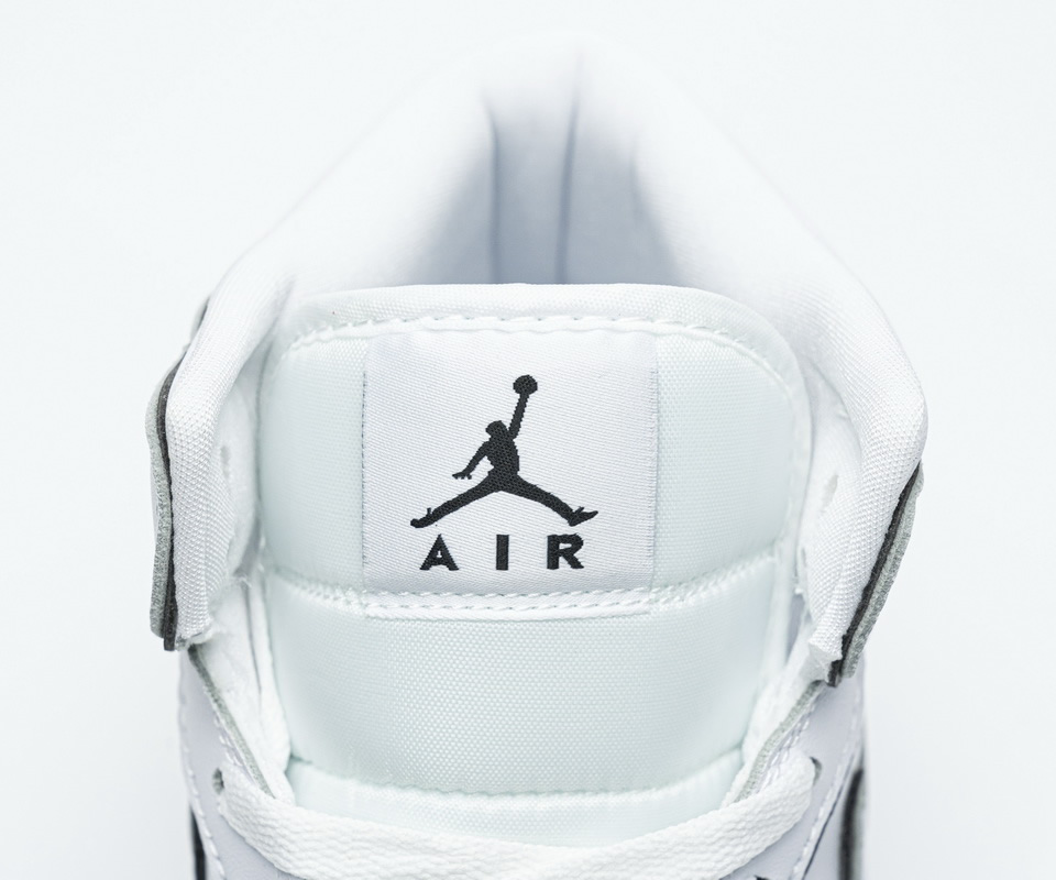 Nike Air Jordan 1 Mid Iridescent Reflective White Ck6587 100 10 - kickbulk.co