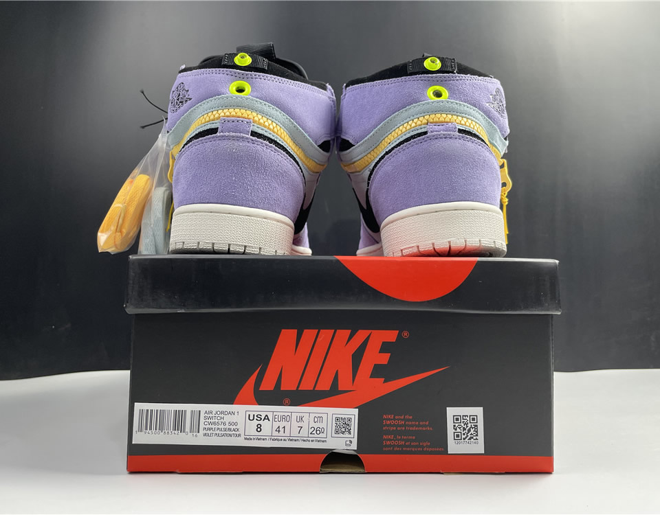 Nike Air Jordan 1 High Switch Purple Pulse Cw6576 500 23 - kickbulk.co