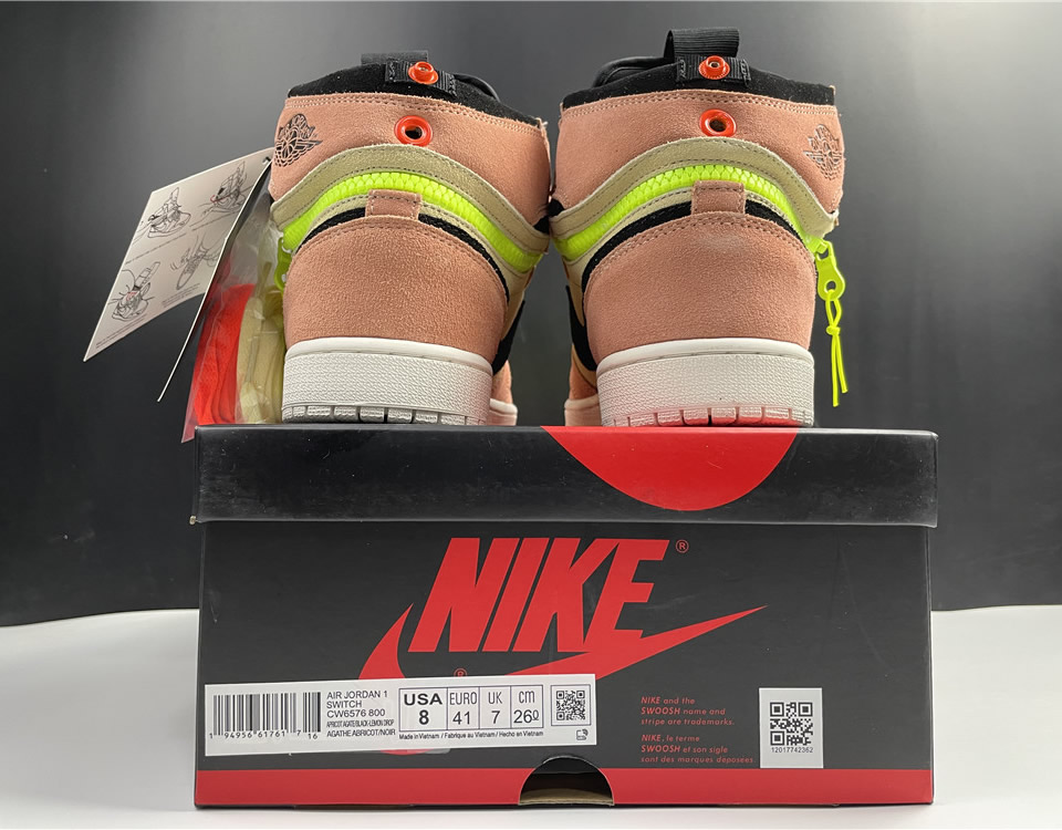 Nike Air Jordan 1 High Switch Pink Volt Cw6576 800 23 - kickbulk.co