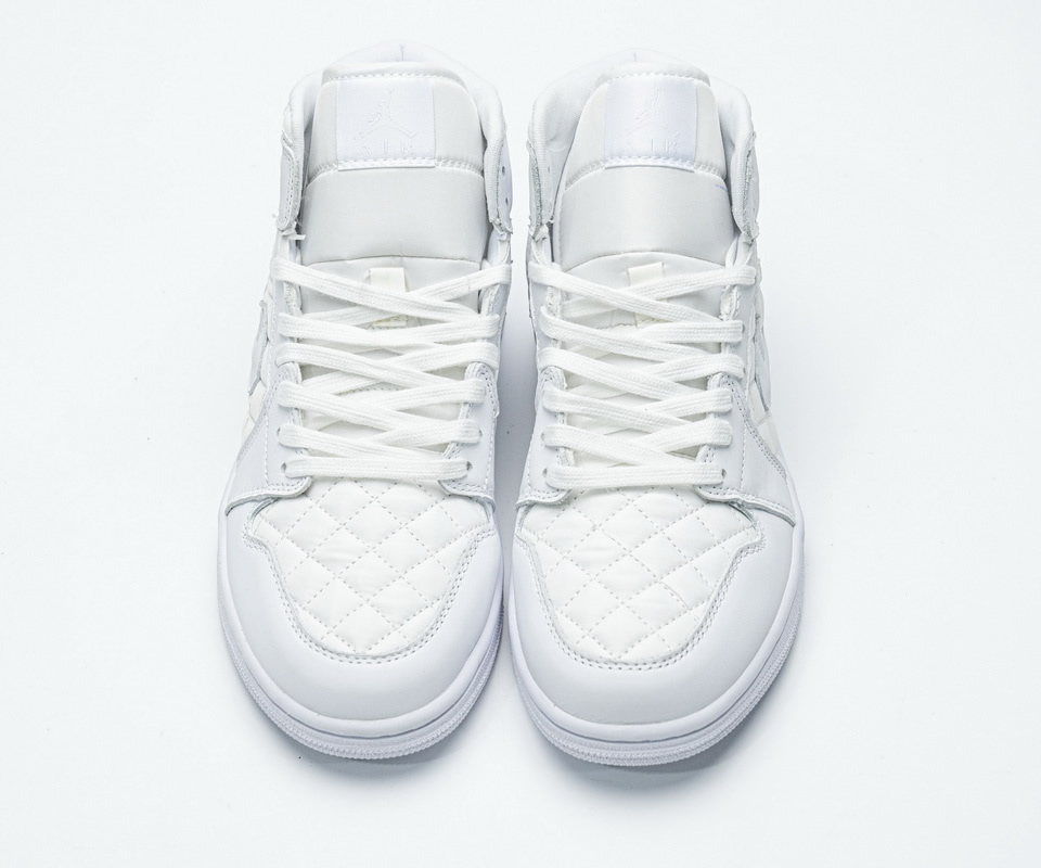 Nike Air Jordan 1 Mid Quilted White Db6078 100 2 - kickbulk.co