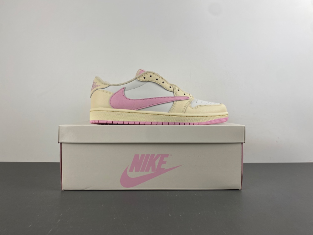 Travis Scott Jordan 1 Retro Low Og Muslin Pink Iq7604 100 11 - kickbulk.co