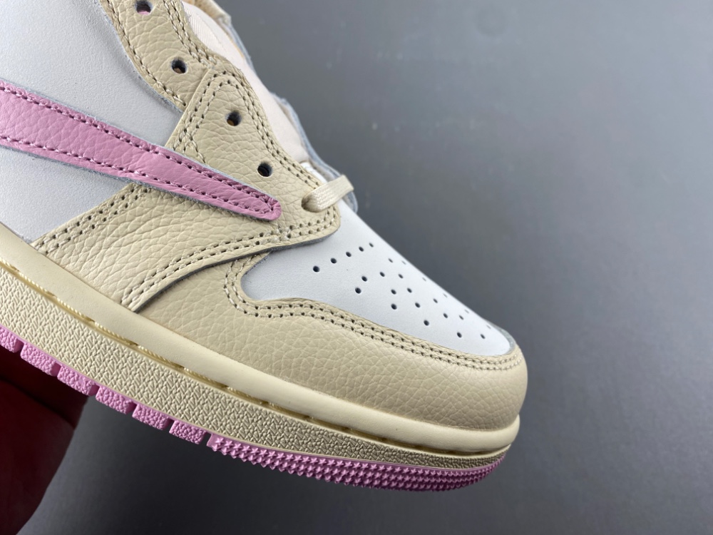 Travis Scott Jordan 1 Retro Low Og Muslin Pink Iq7604 100 17 - kickbulk.co