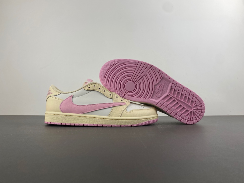 Travis Scott Jordan 1 Retro Low Og Muslin Pink Iq7604 100 6 - kickbulk.co