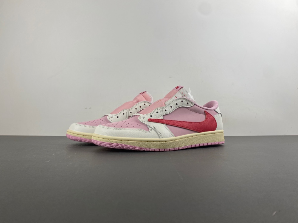 Travis Scott Jordan 1 Retro Low Og Sail Tropical Pink Iq7604 101 4 - kickbulk.co