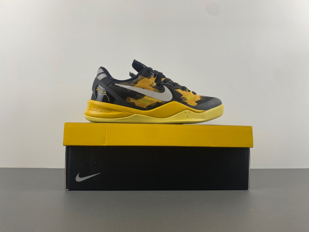 Nike Kobe 8 Xdr Black Yellow 555286 077 10 - kickbulk.co