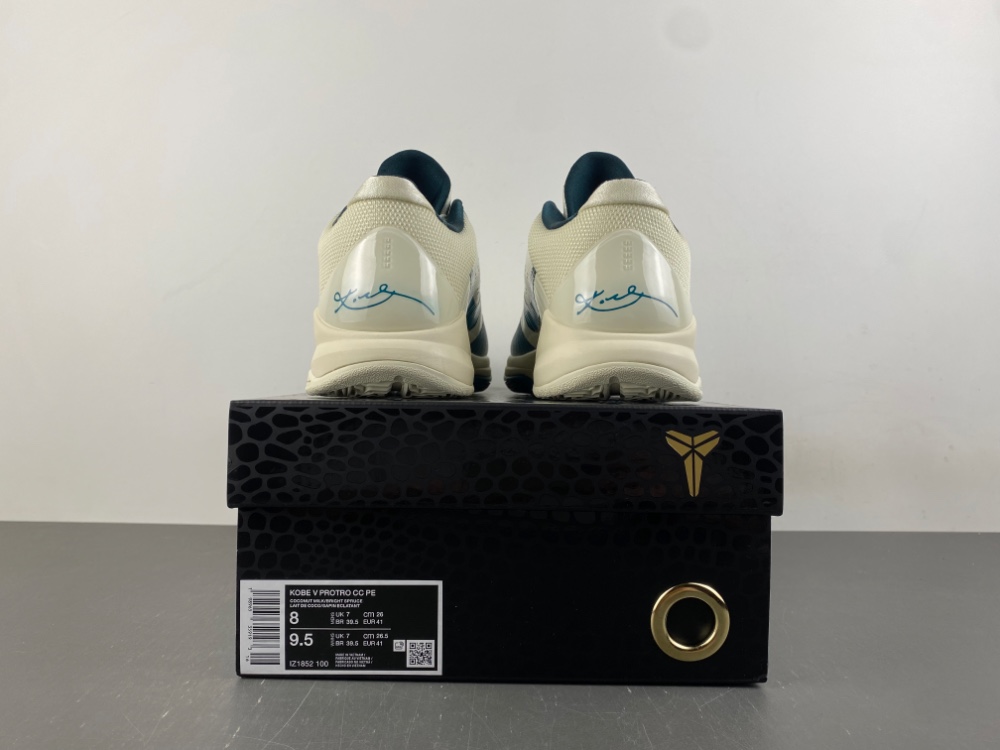 Caitlin Clark Nike Kobe 5 Protro Coconut Milk Spruce Iz1852 100 14 - kickbulk.co
