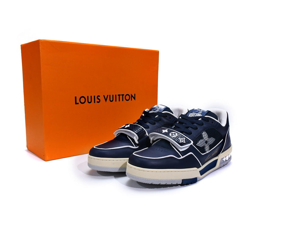 Louis Vuitton Trainer Blue 3 - kickbulk.co