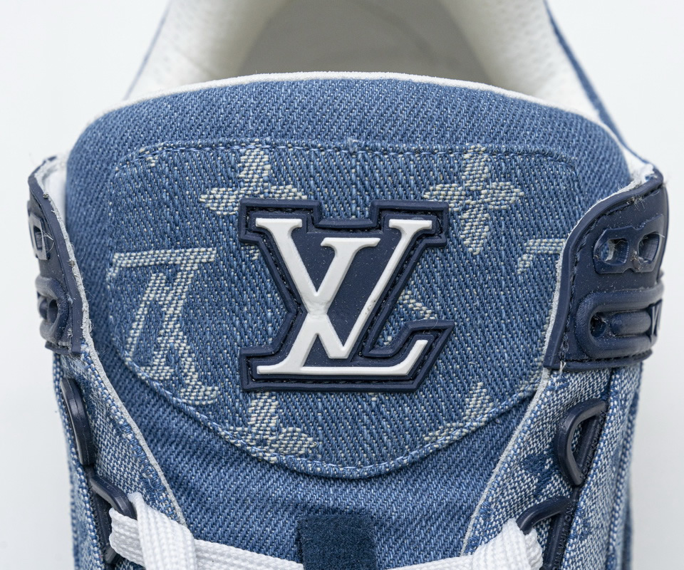 Louis Vuitton Blue Denim Trainer Sneaker 10 - kickbulk.co