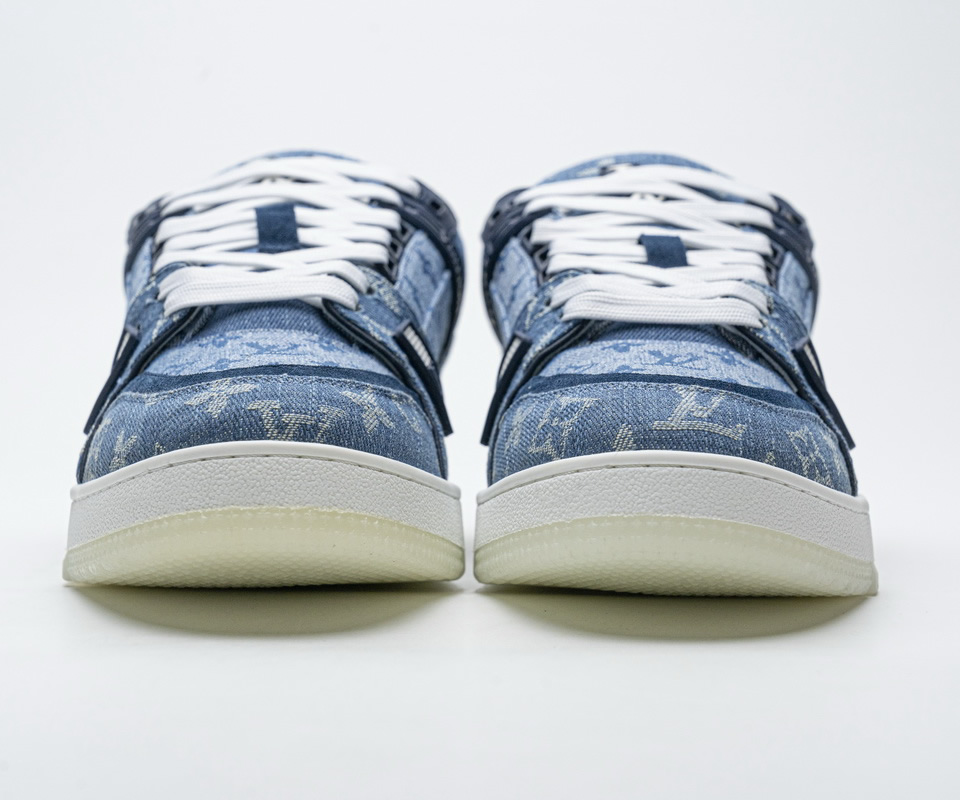 Louis Vuitton Blue Denim Trainer Sneaker 6 - kickbulk.co