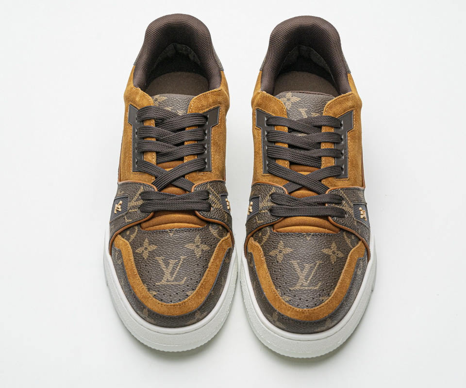 Louis Vuitton 20ss Trainer Brown Casual Shoes 2 - kickbulk.co