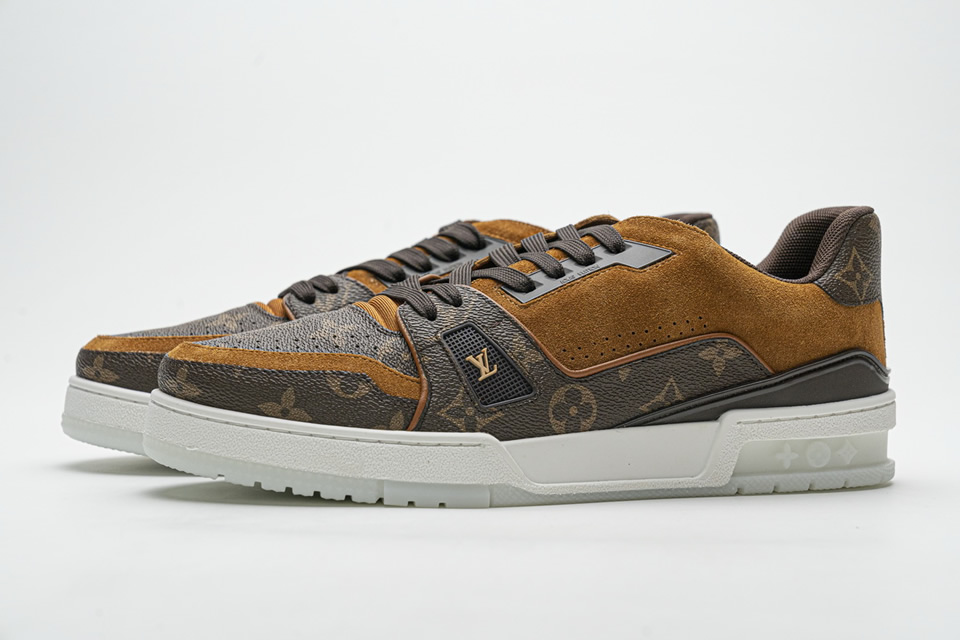 Louis Vuitton 20ss Trainer Brown Casual Shoes 5 - kickbulk.co
