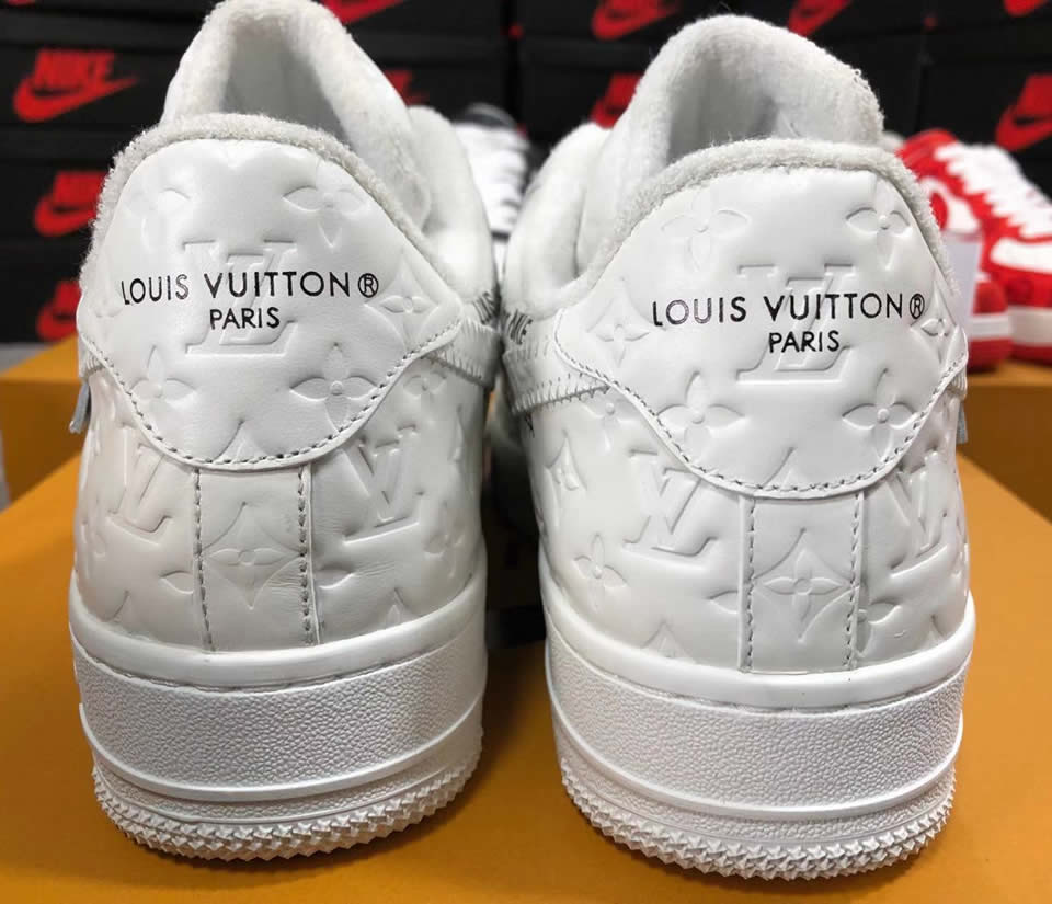 Louis Vuitton Air Force 1 Trainer Sneaker White Lk0221 5 - kickbulk.co