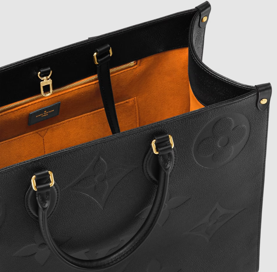 Louis Vuitton Monogram Empreinte Balck Leather Handbag 6 - kickbulk.co