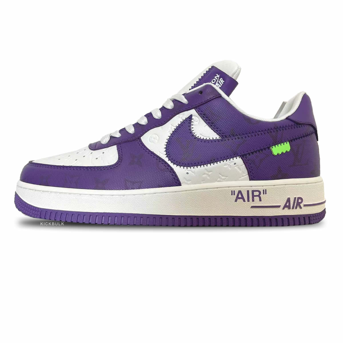 Louis Vuitton Nike Air Force 1 Purple White Ms0232 6 1 - kickbulk.co