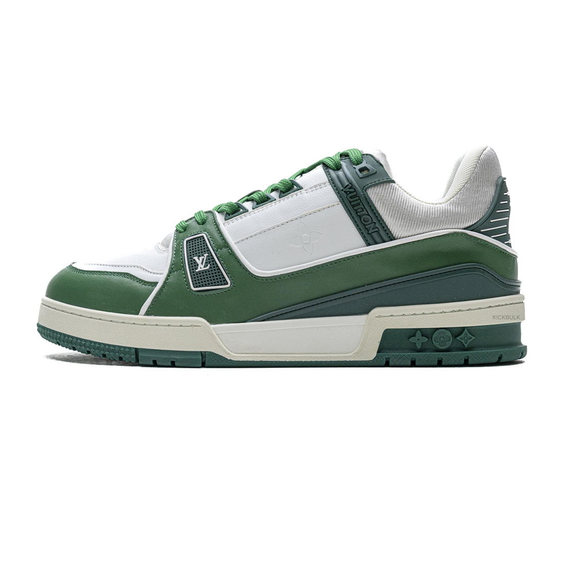 Louis Vuitton LV Trainer Mens Sneakers 2023 Ss, Green, 10.0