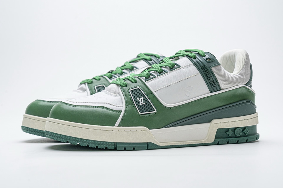 Louis Vuitton 20ss Trainer Green Casual Shoes 5 - kickbulk.co