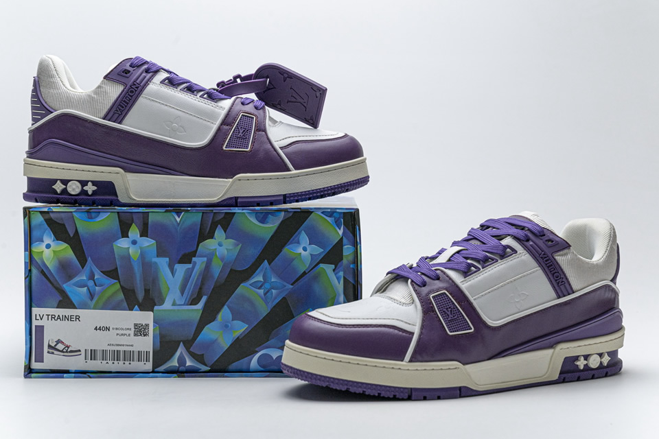 Louis Vuitton 20ss Trainer Purple Casual Shoes 3 - kickbulk.co