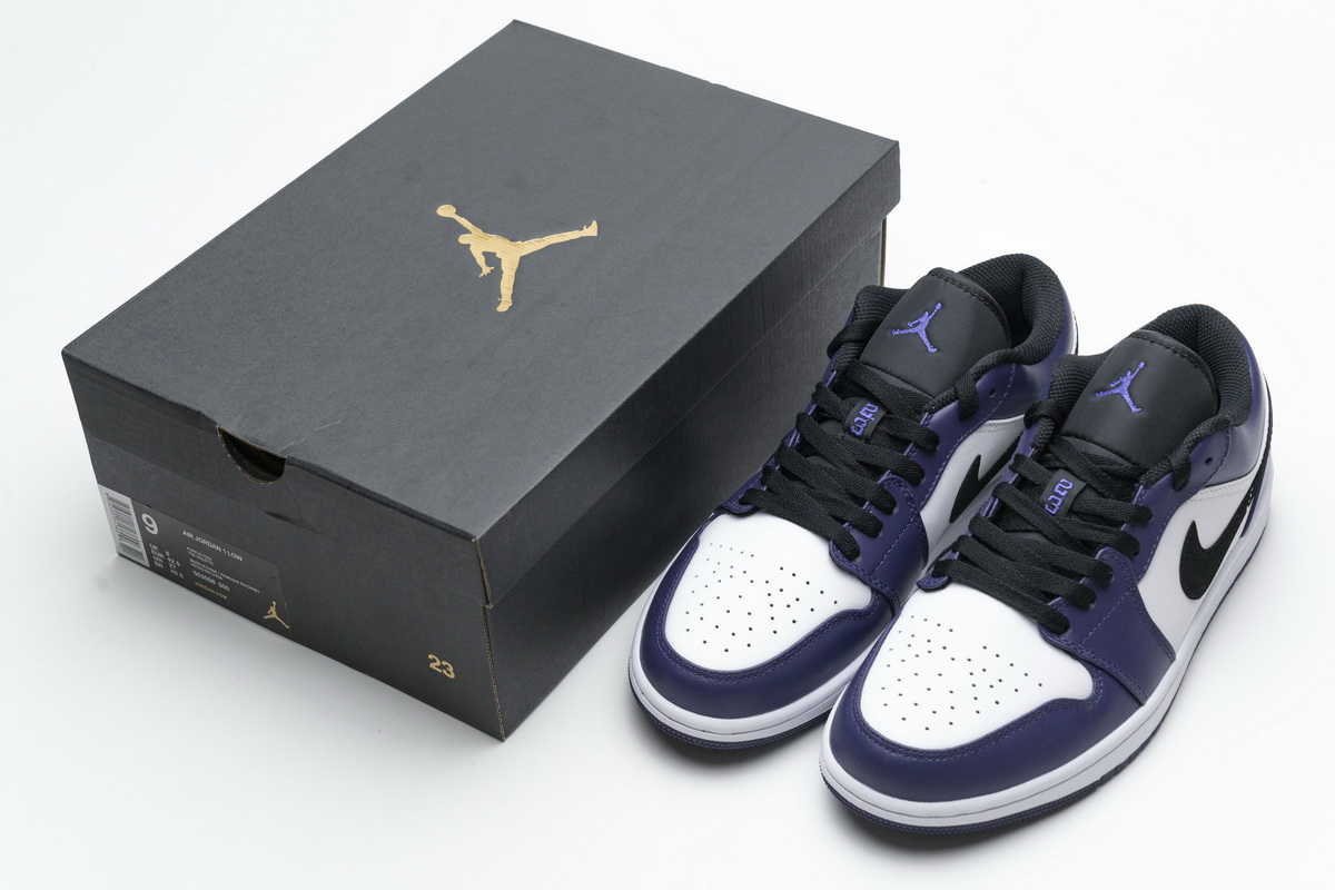 Nike Air Jordan 1 Low Court Purple 553558 500 10