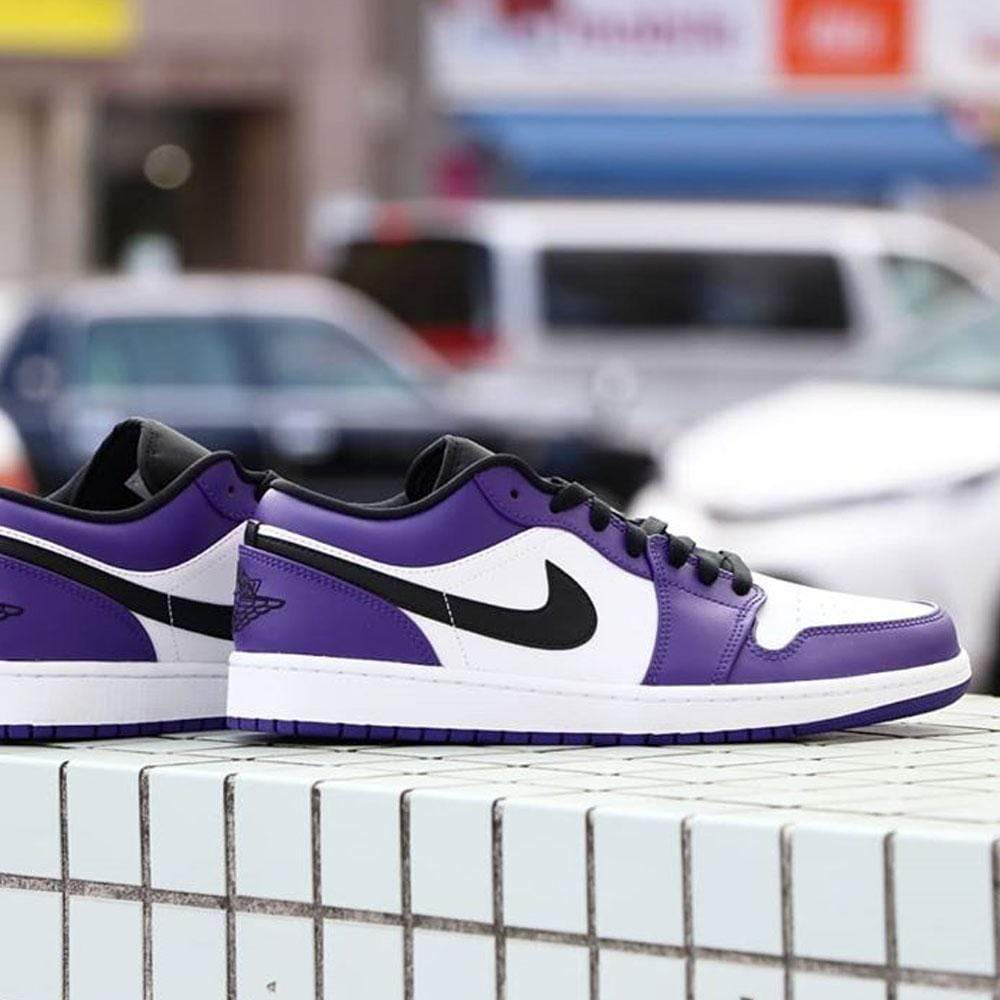 Nike Air Jordan 1 Low Court Purple 553558 500 3