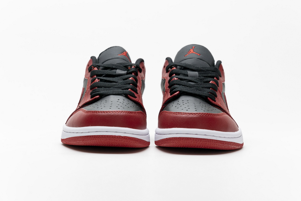 Nike Air Jordan 1 Gs Low Reverse Bred 553558 606 10 - kickbulk.co