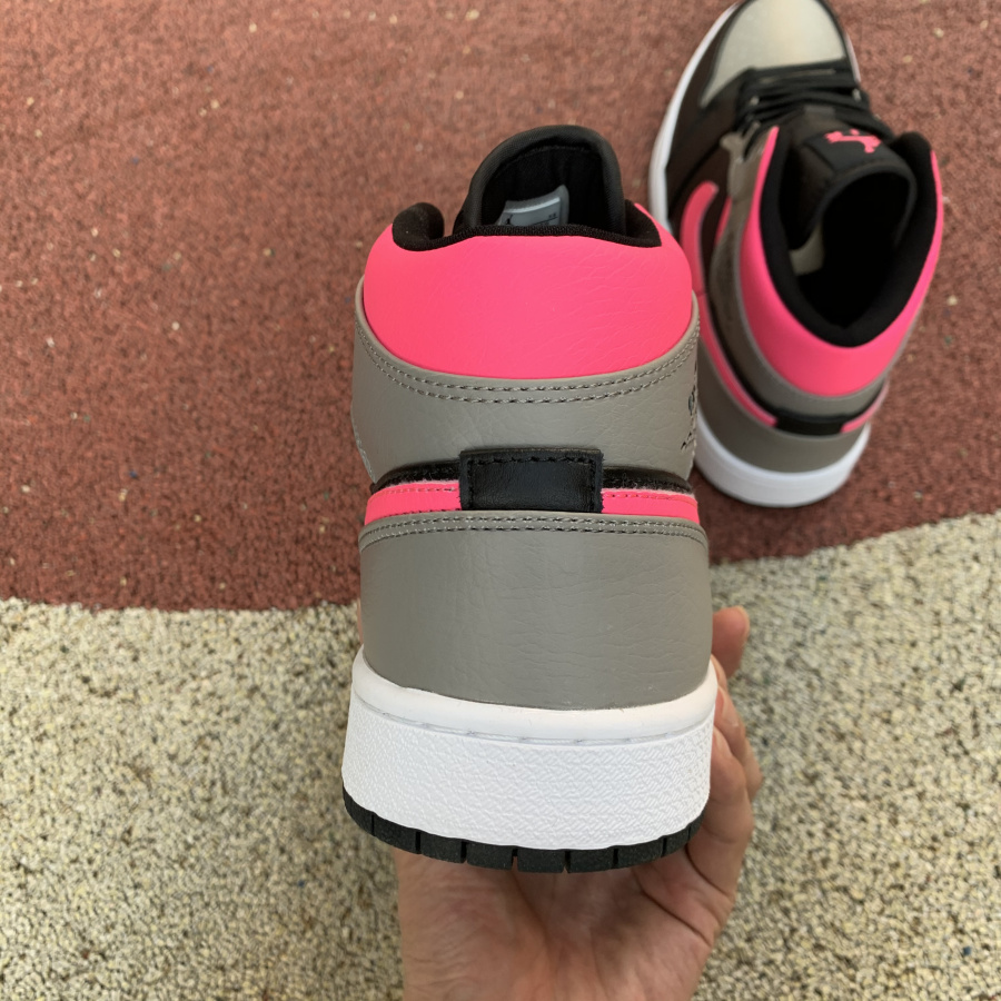 Nike Air Jordan 1 Mid Pink Shadow 554724 059 12 - kickbulk.co