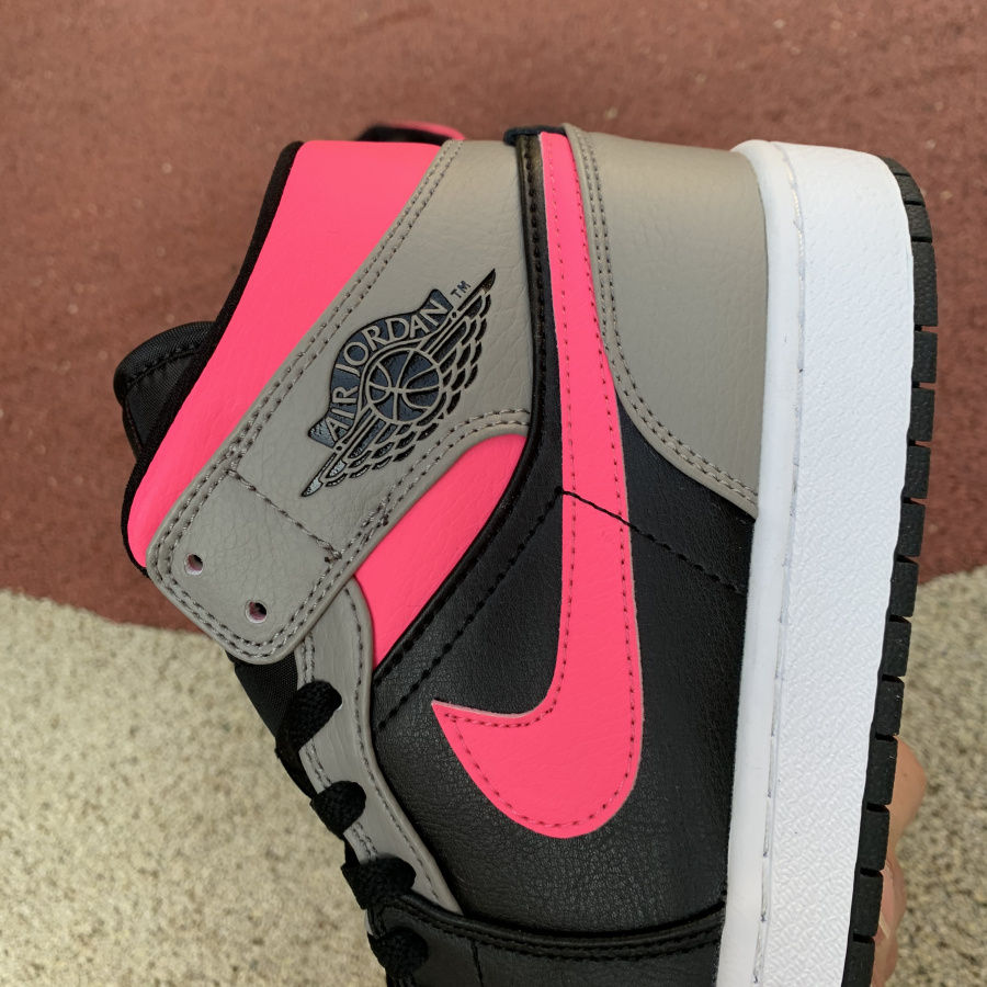 Nike Air Jordan 1 Mid Pink Shadow 554724 059 15 - kickbulk.co