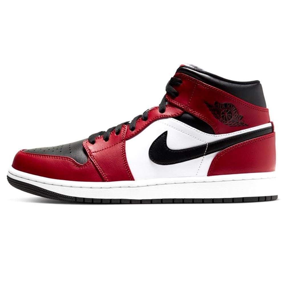 Nike Air Jordan 1 Mid Chicago Black Toe 554724 069 1 - kickbulk.co