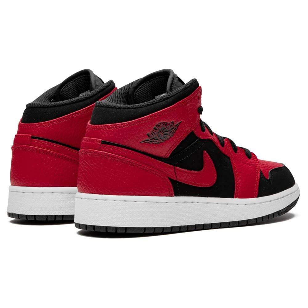 Nike Air Jordan 1 Mid Gs Black Gym Red 554725 054 2 - kickbulk.co
