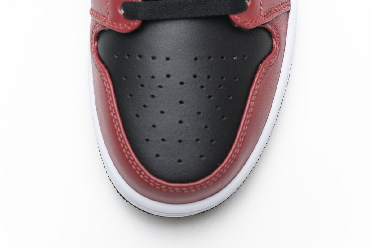 Nike Air Jordan 1 Mid Gs Chicago Black Toe 554725 069 21 - kickbulk.co
