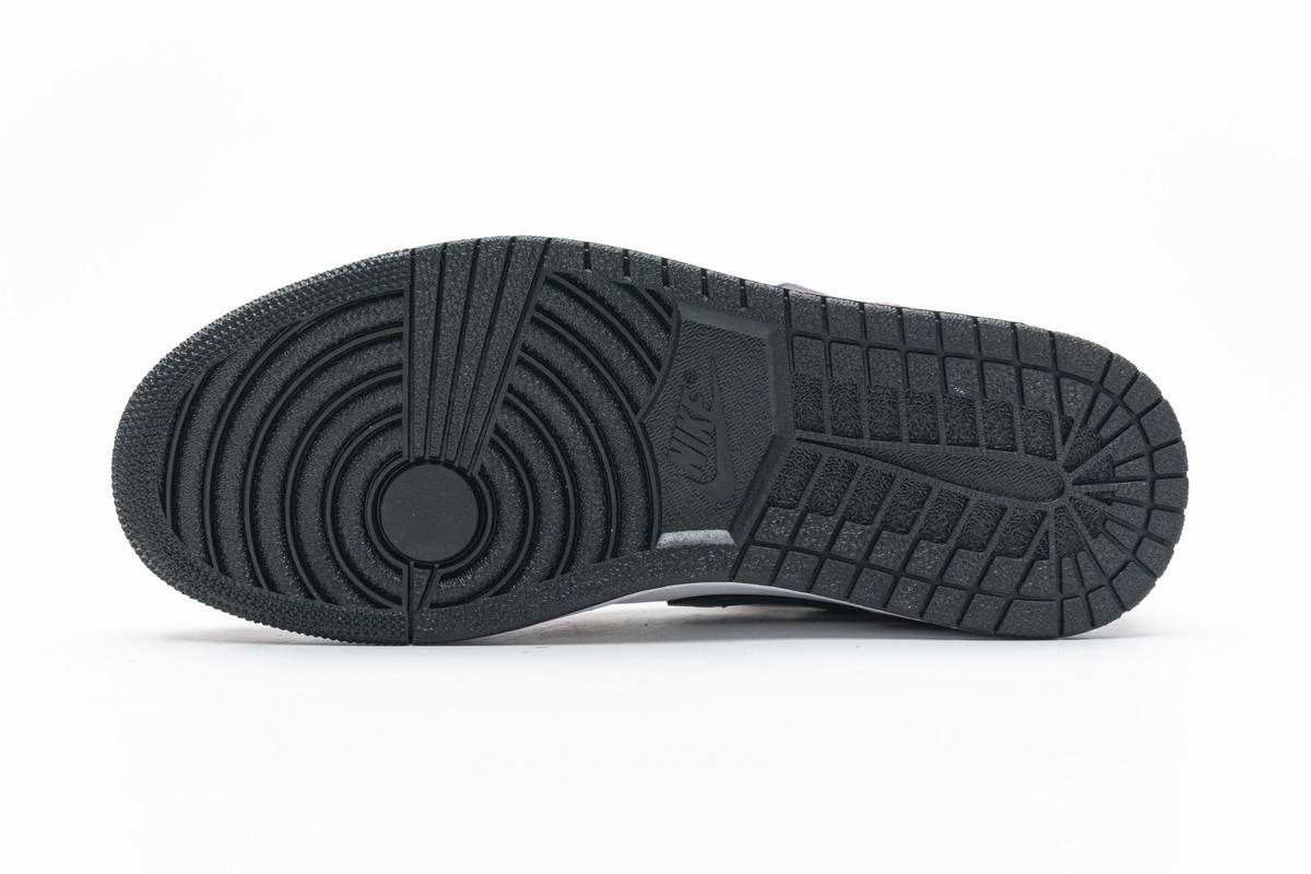 Nike Air Jordan 1 Mid Gs Chicago Black Toe 554725 069 28 - kickbulk.co