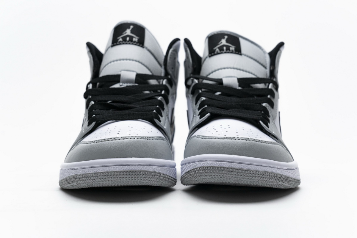 Nike Air Jordan 1 Mid Gs Light Smoke Grey 554725 092 13 - kickbulk.co