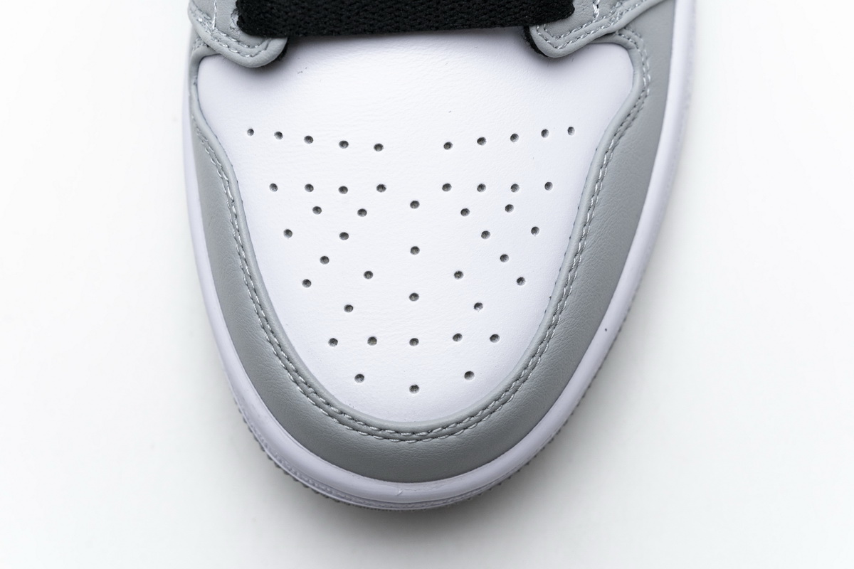 Nike Air Jordan 1 Mid Gs Light Smoke Grey 554725 092 19 - kickbulk.co