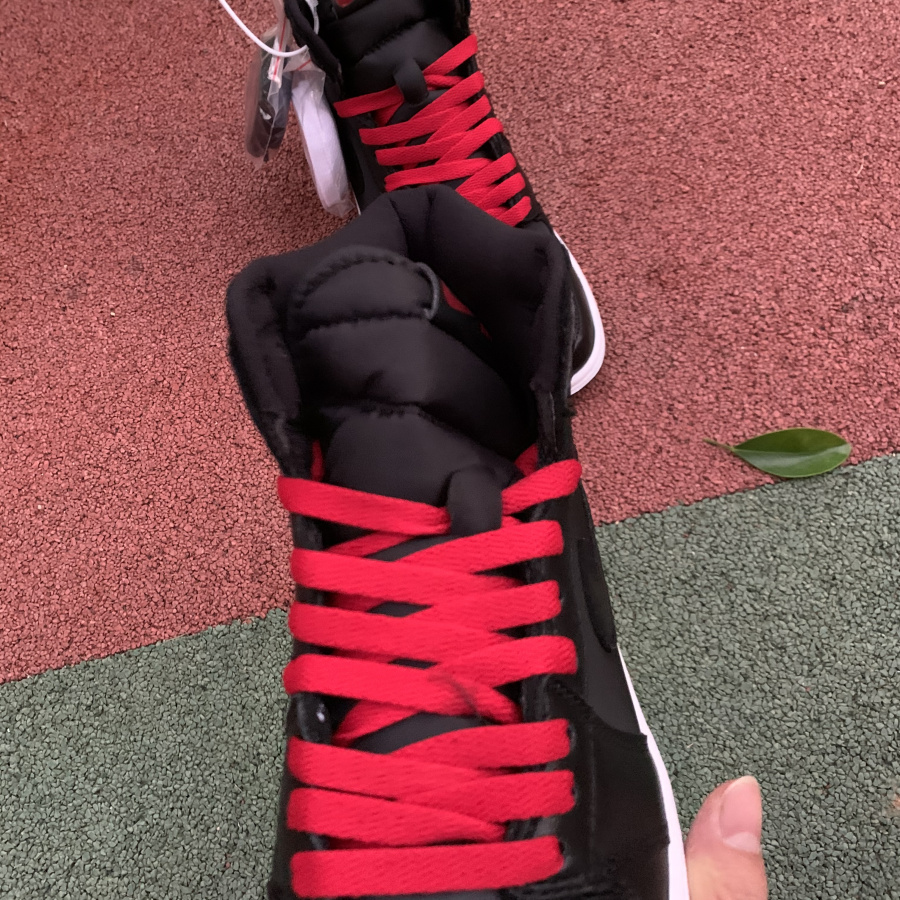Nike Air Jordan 1 Retro High Og Black Gym Red 555088 060 12 - kickbulk.co
