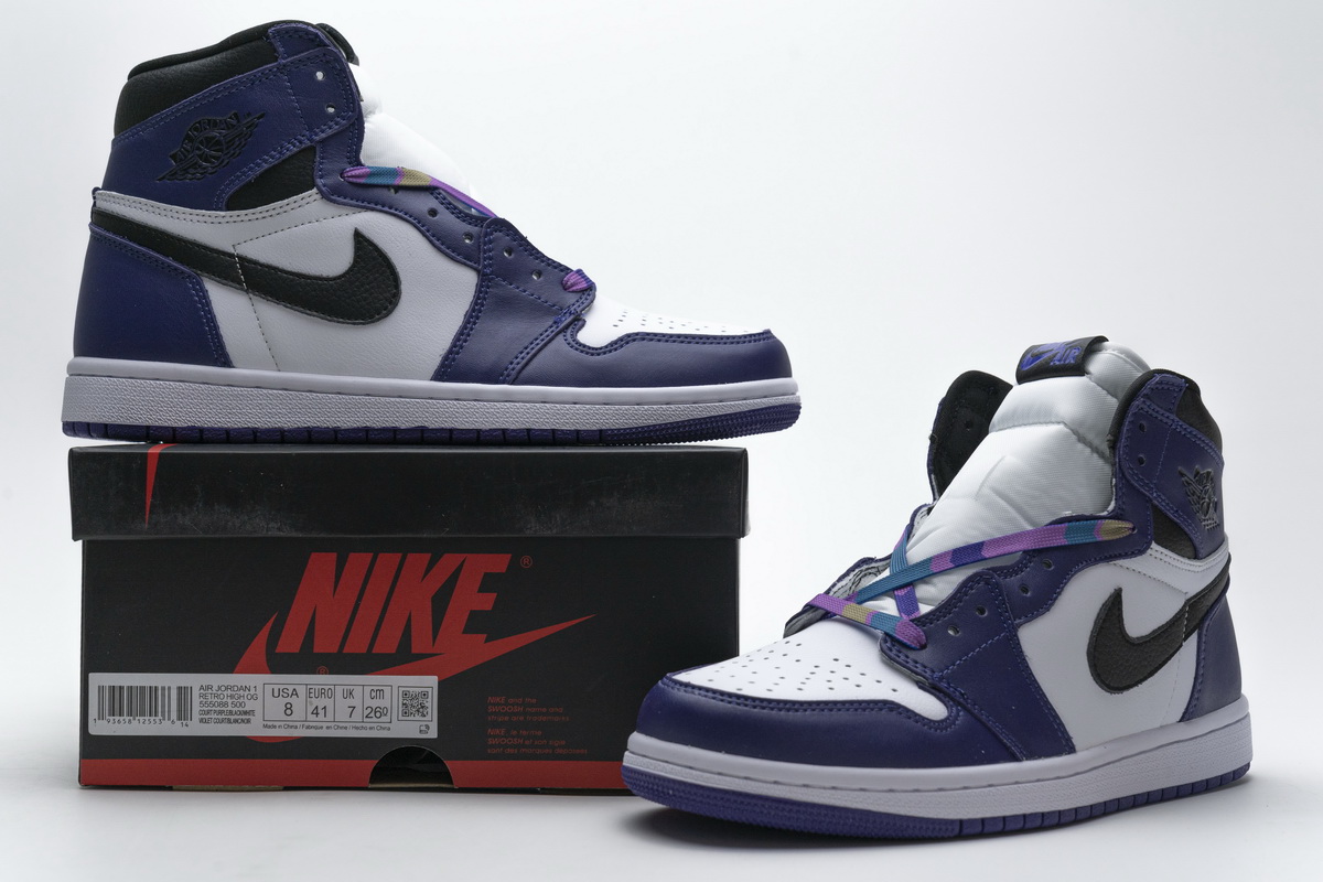 Nike Air Jordan 1 Retro High Og Court Purple 20 555088 500 13 - kickbulk.co
