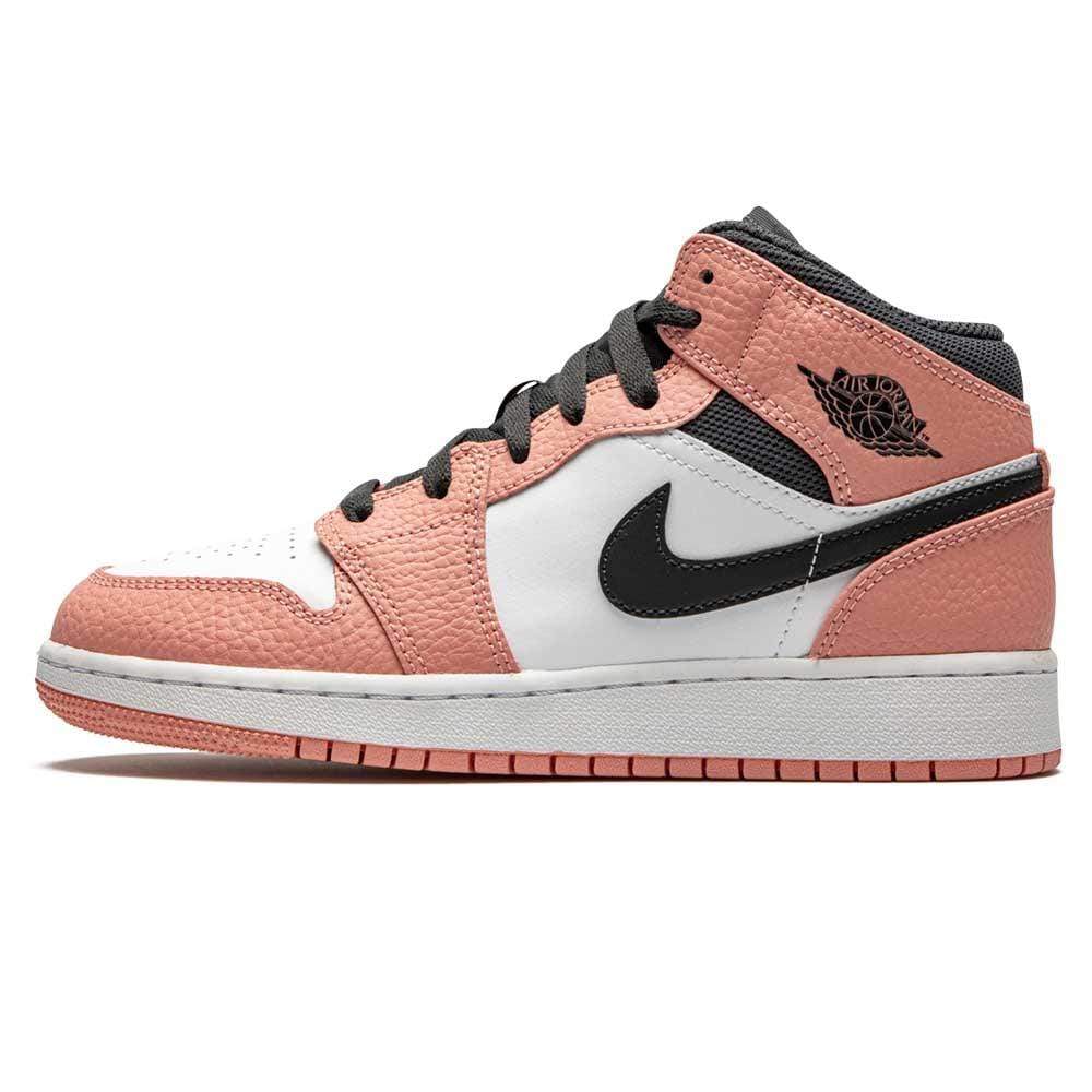 Nike Air Jordan 1 Mid Gs Pink Quartz 555112 603 1 - kickbulk.co