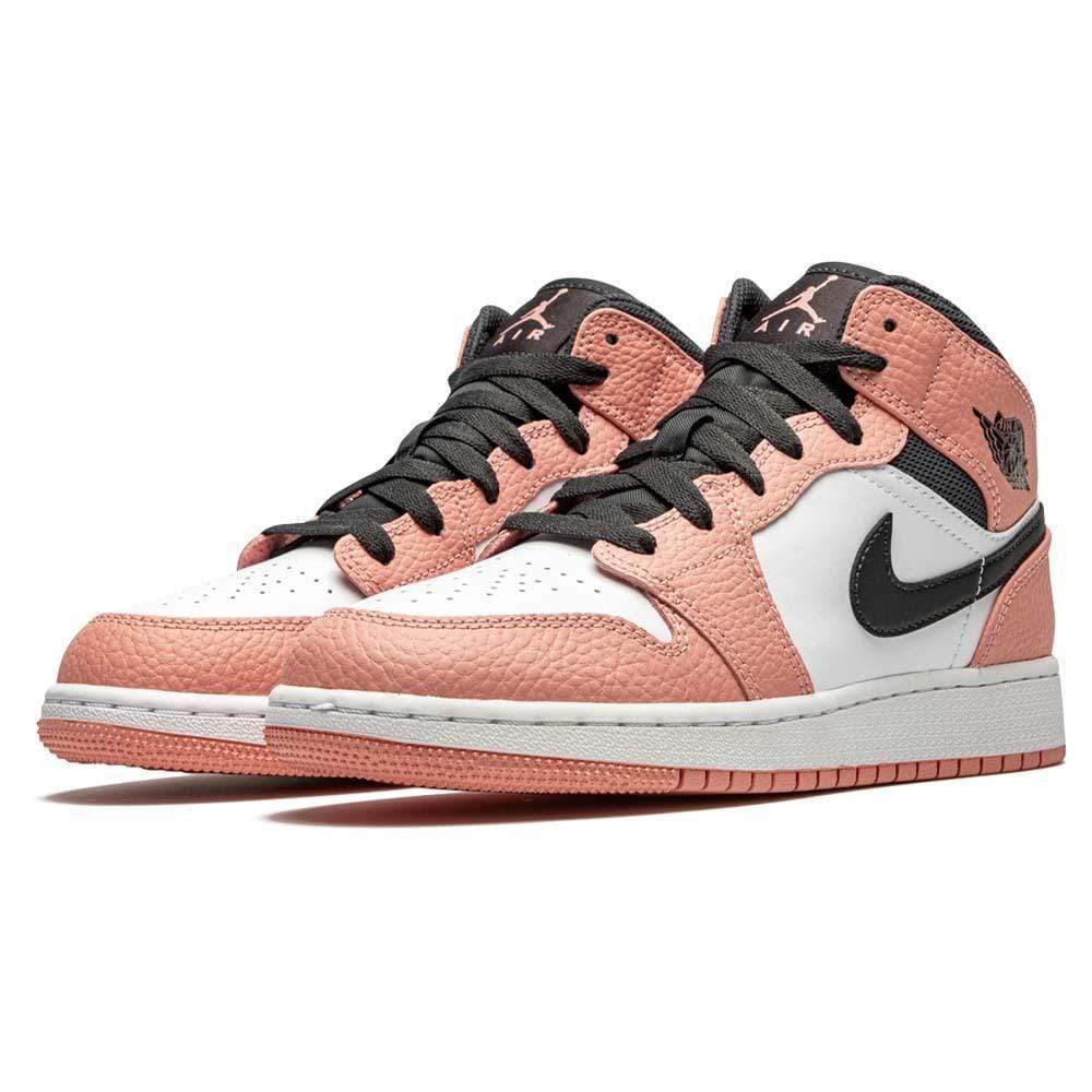 Nike Air Jordan 1 Mid Gs Pink Quartz 555112 603 2 - kickbulk.co