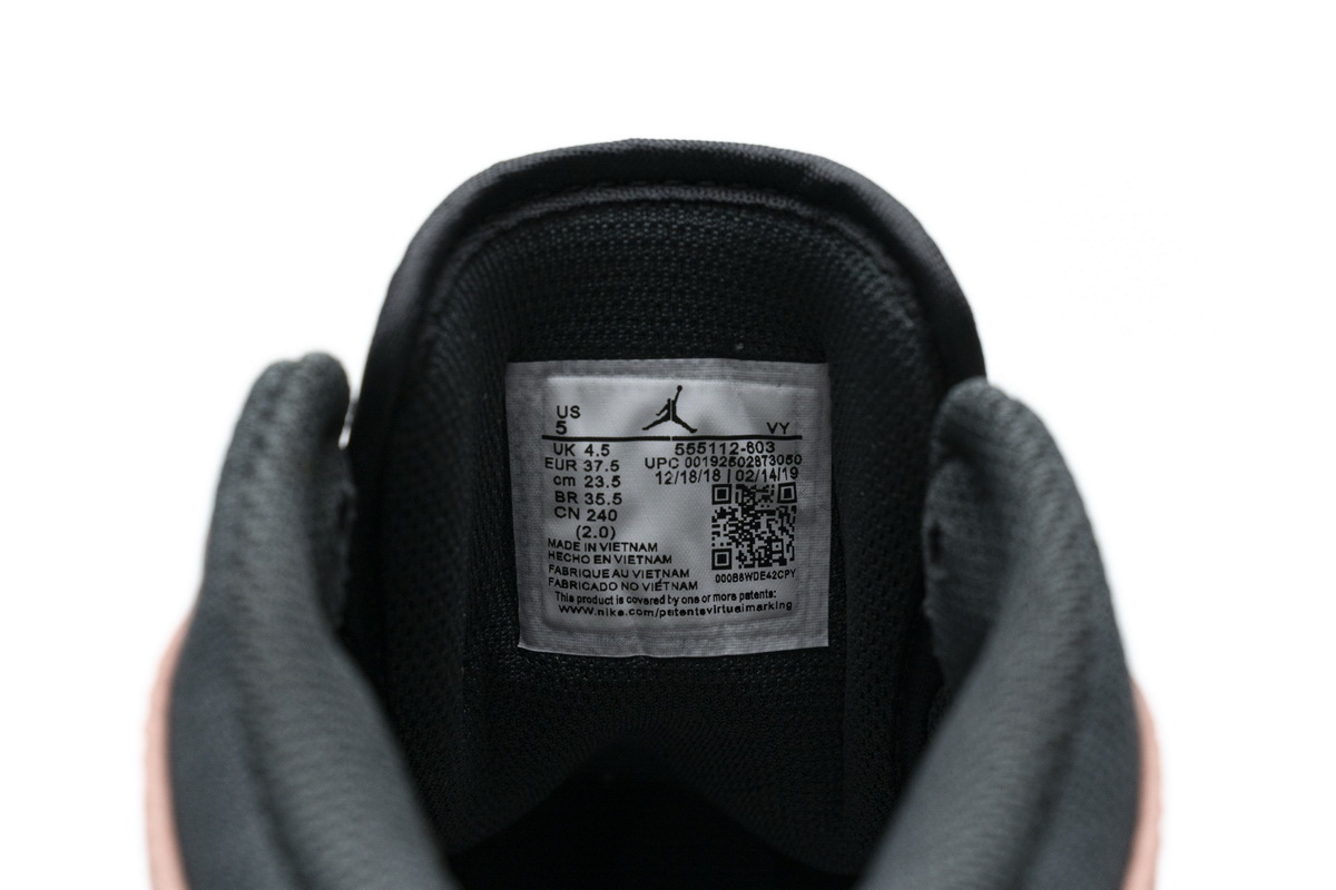 Nike Air Jordan 1 Mid Gs Pink Quartz 555112 603 27 - kickbulk.co