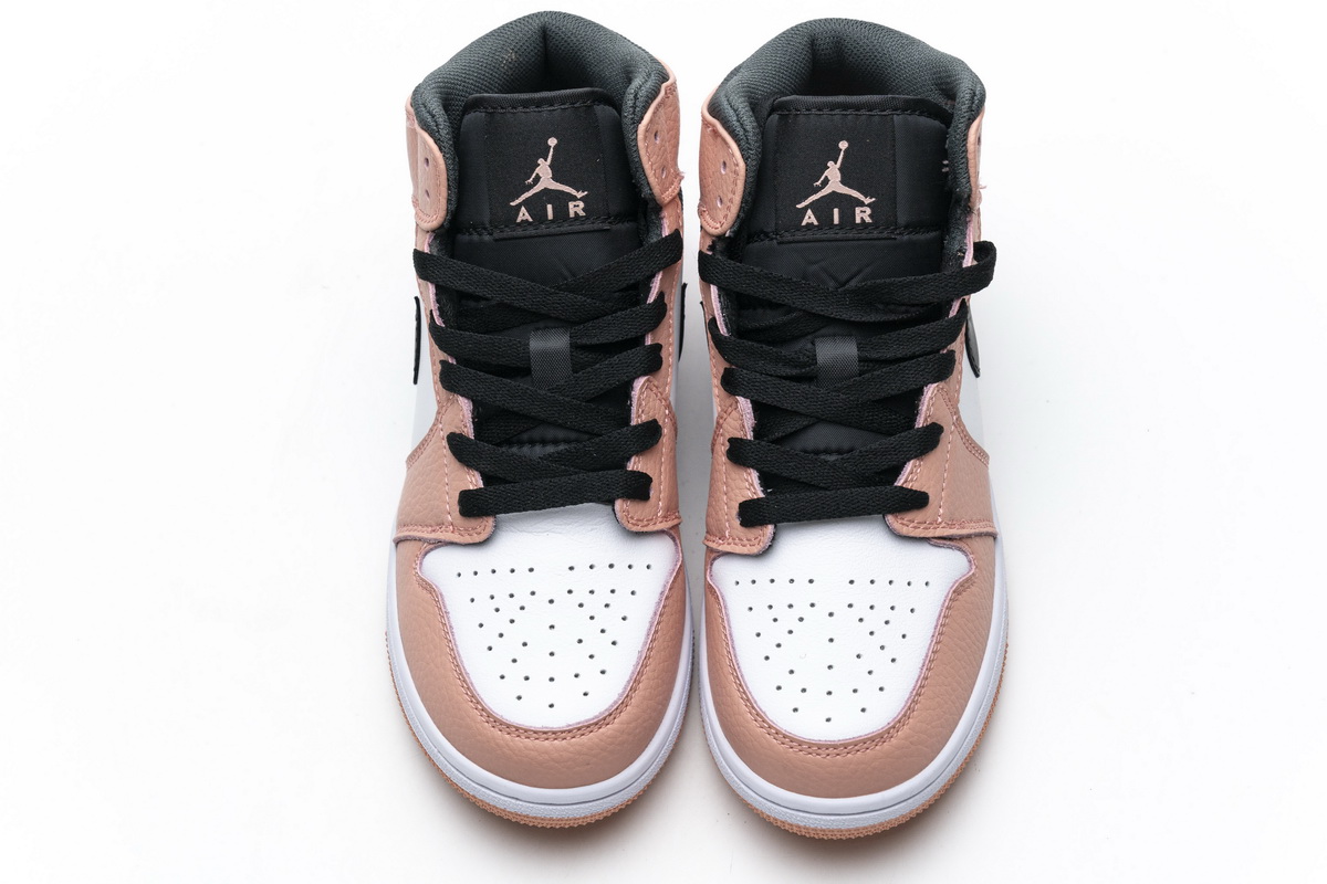 Nike Air Jordan 1 Mid Gs Pink Quartz 555112 603 7 - kickbulk.co