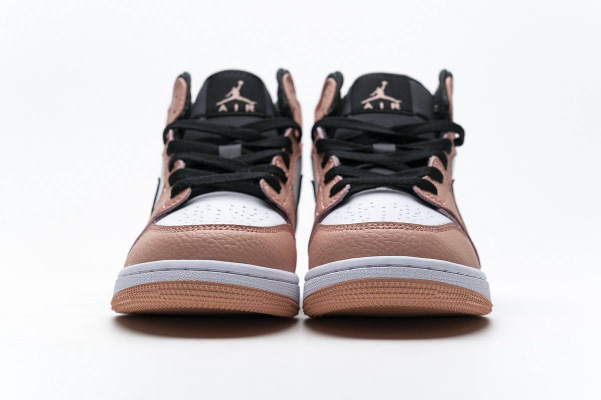 Nike Air Jordan 1 Mid Gs Pink Quartz 555112 603 9 - kickbulk.co